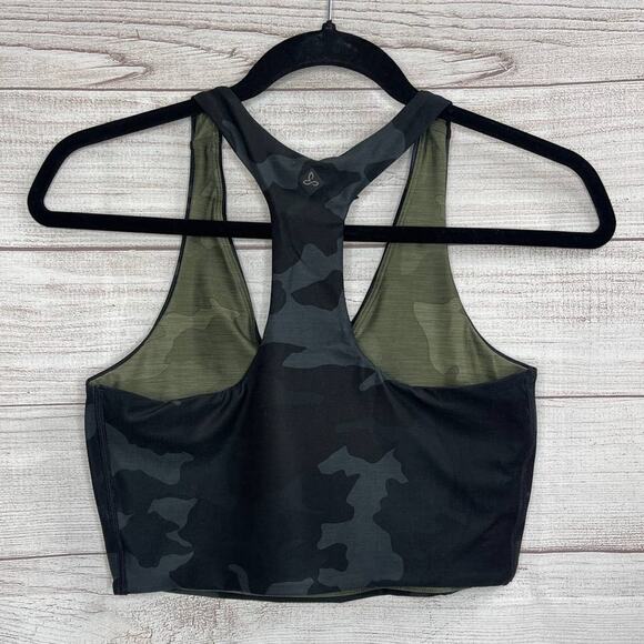 NWT Prana Momento Reversible Camo Sports Bra Women's Size Small - Picture 5 of 6